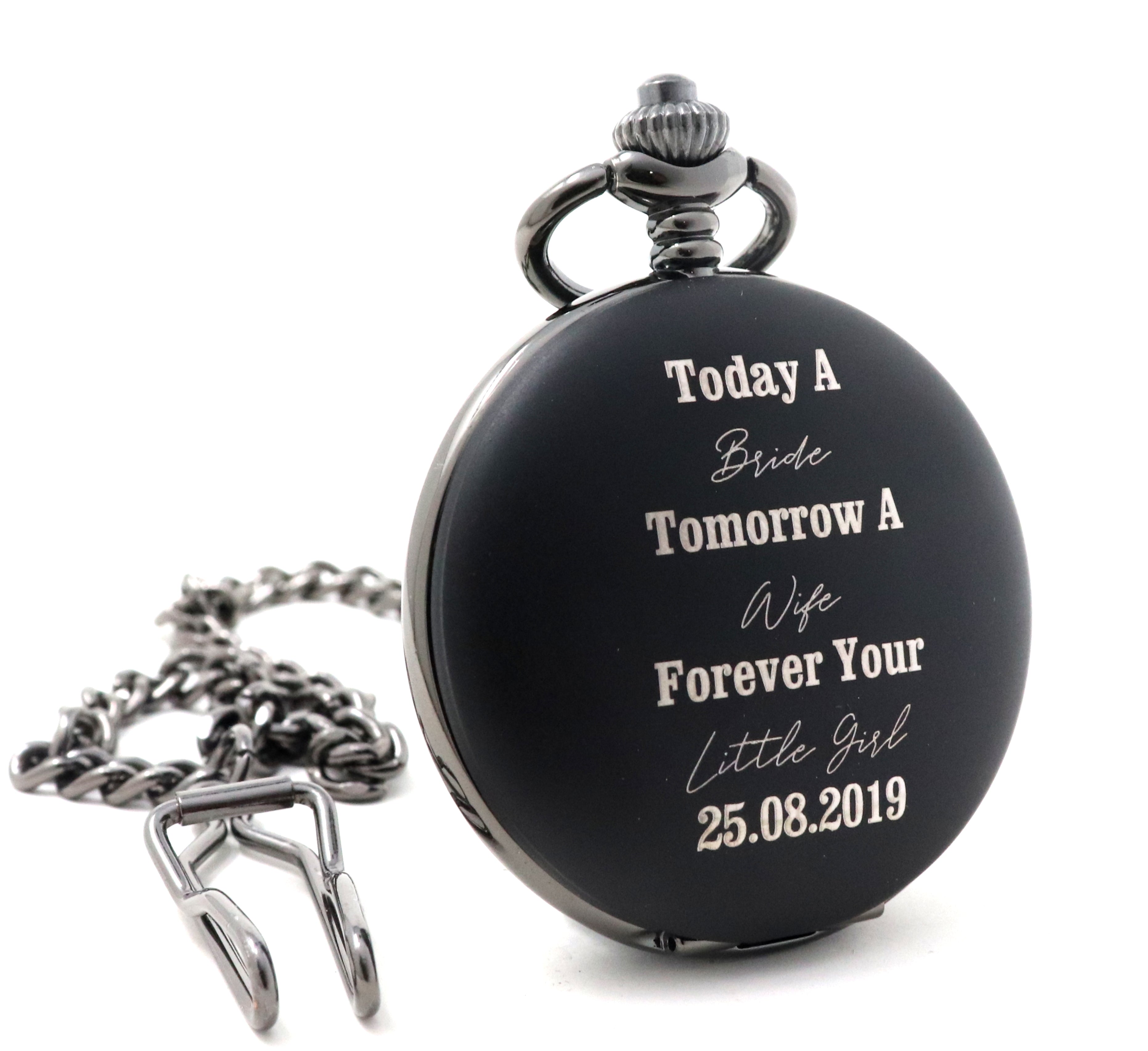 Dad Wedding Pocket Watch Father Regalo