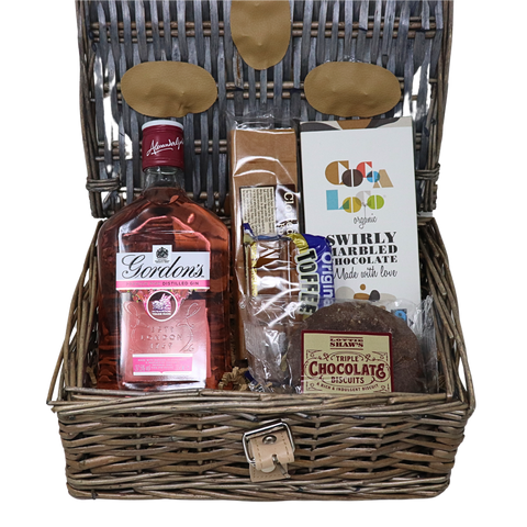 Gordon's Pink Gin 35cl & Treats 10 Inch Hamper