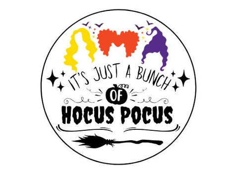 Hocus Pocus Design Edible Drinks Toppers