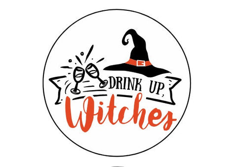 Drink Up Witches Design Edible Drinks Toppers