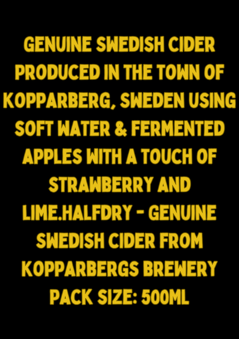 Kopparberg Cider Gift Box Hamper & Treats